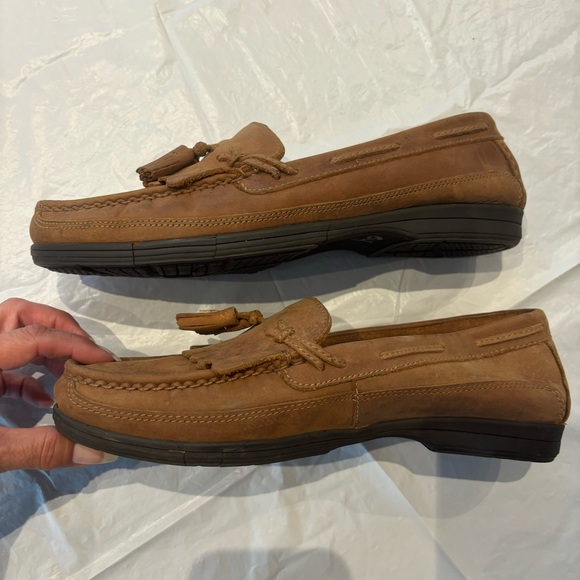 Earth Shoes Manning leather tassel loafers brown SZ 9.5 D NWOT NO BOX - Picture 7 of 13
